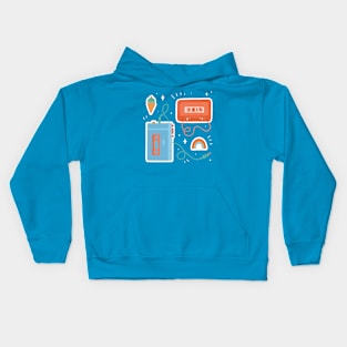 Vintage music Kids Hoodie